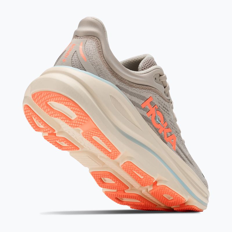 Női futócipők HOKA Bondi 9 Wide river rock grey/mineral ore 3