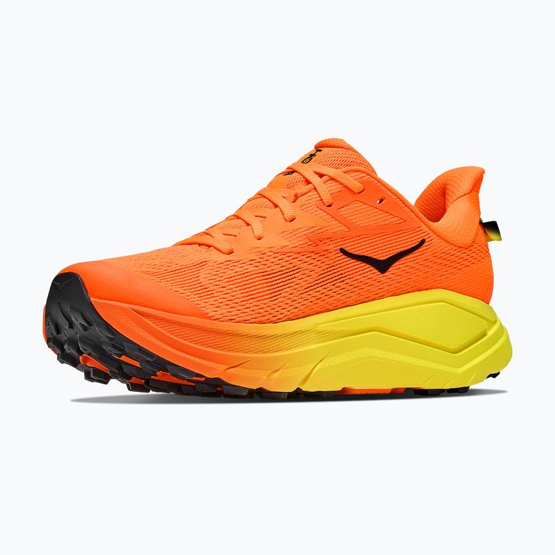 Férfi futócipők HOKA Challenger 8 neon tangerine/hoka citrus 2