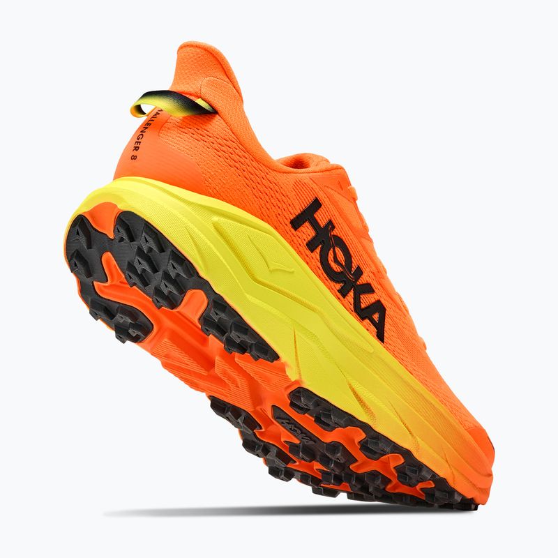 Férfi futócipők HOKA Challenger 8 neon tangerine/hoka citrus 3