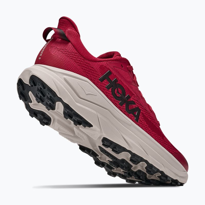 Férfi futócipők HOKA Challenger 8 red agate/river rock grey 3