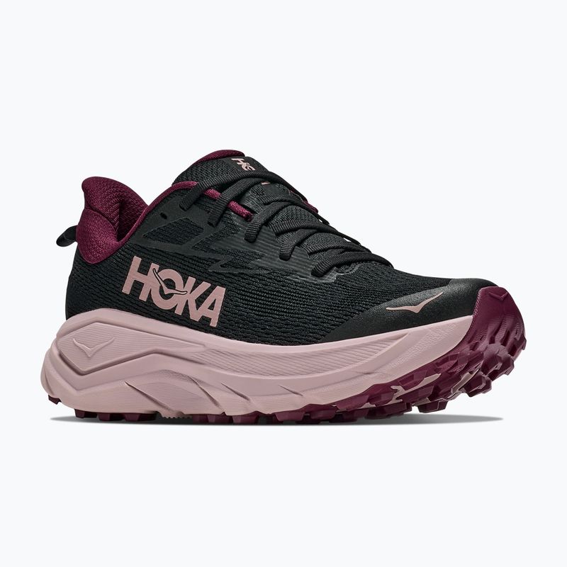 Női futócipők HOKA Challenger 8 black/pink opal