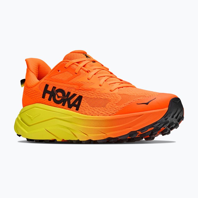 Férfi futócipők HOKA Challenger 8 Wide neon tangerine/hoka citrus