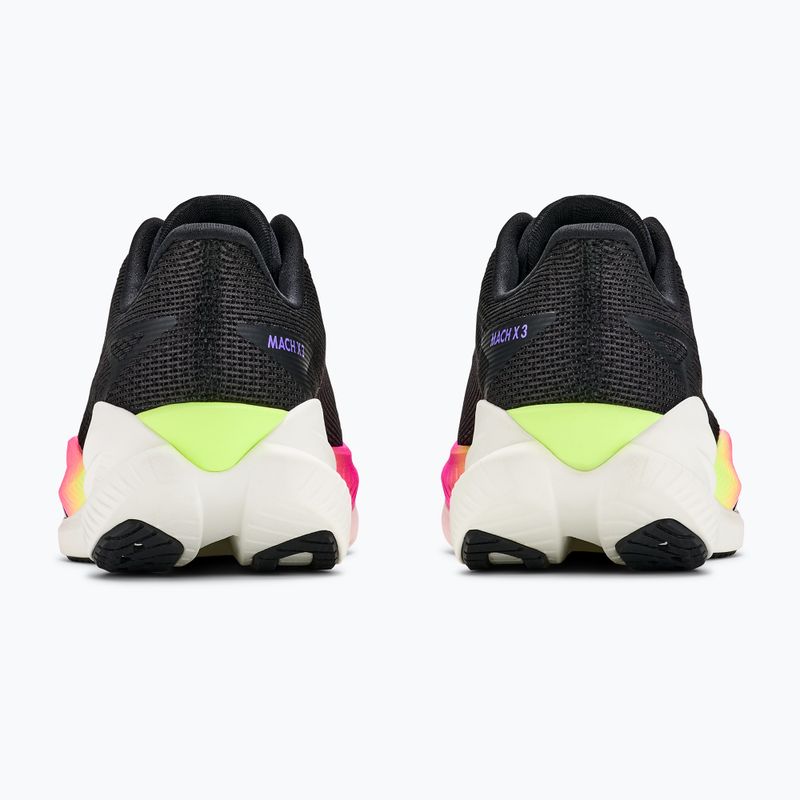 Férfi futócipők HOKA Mach X 3 black/neon nebula 6