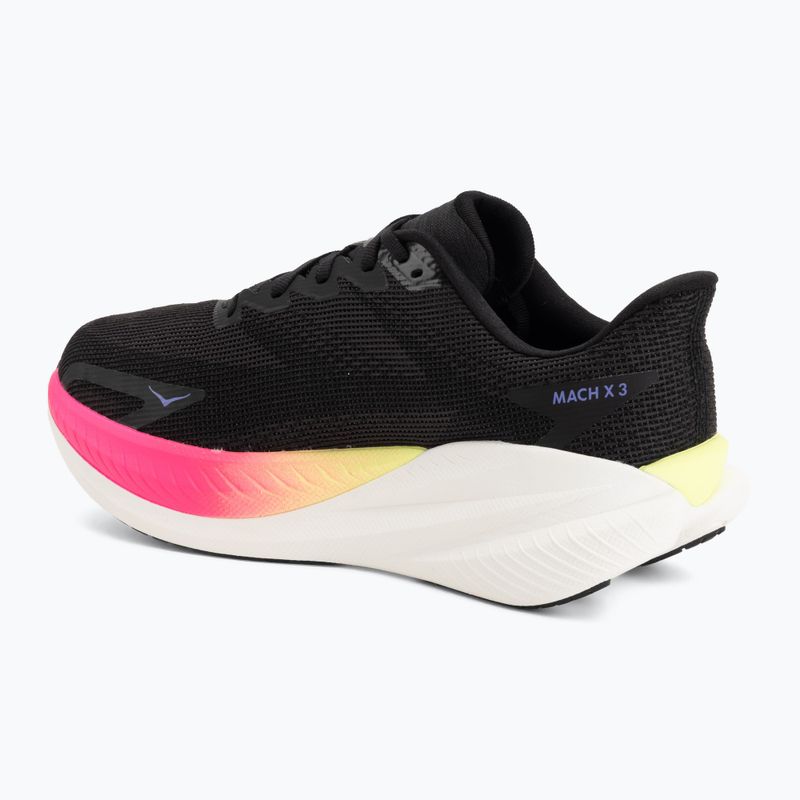 Férfi futócipők HOKA Mach X 3 black/neon nebula 3