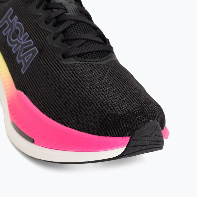Férfi futócipők HOKA Mach X 3 black/neon nebula 7