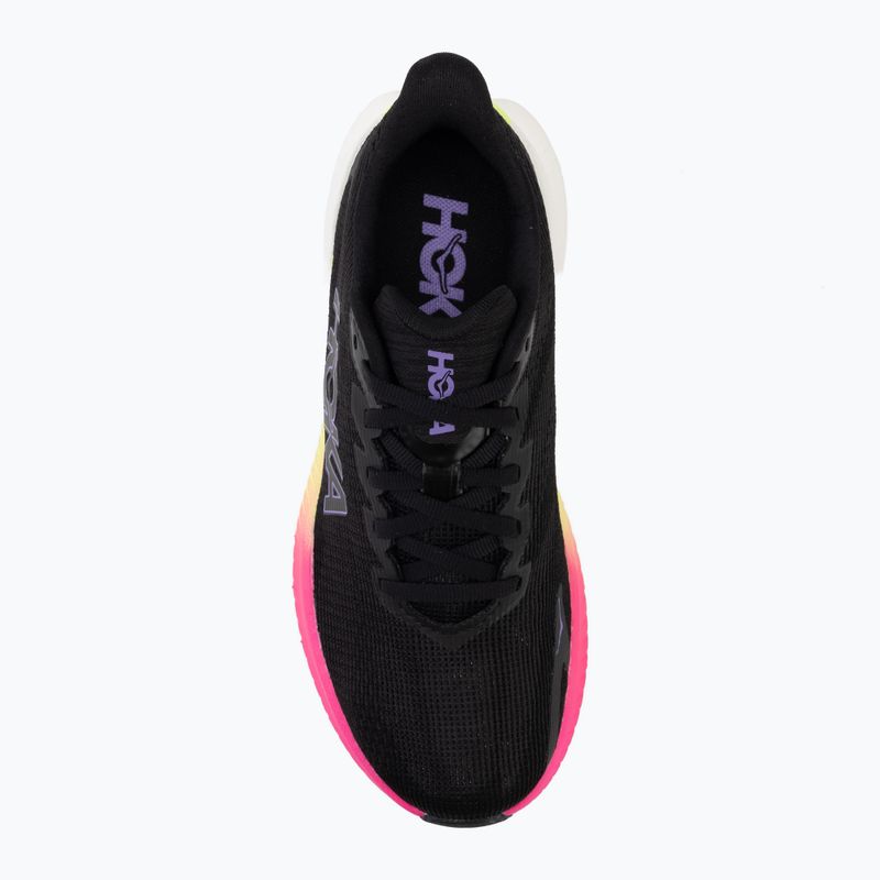 Női futócipők HOKA Mach X 3 black/neon nebula 5