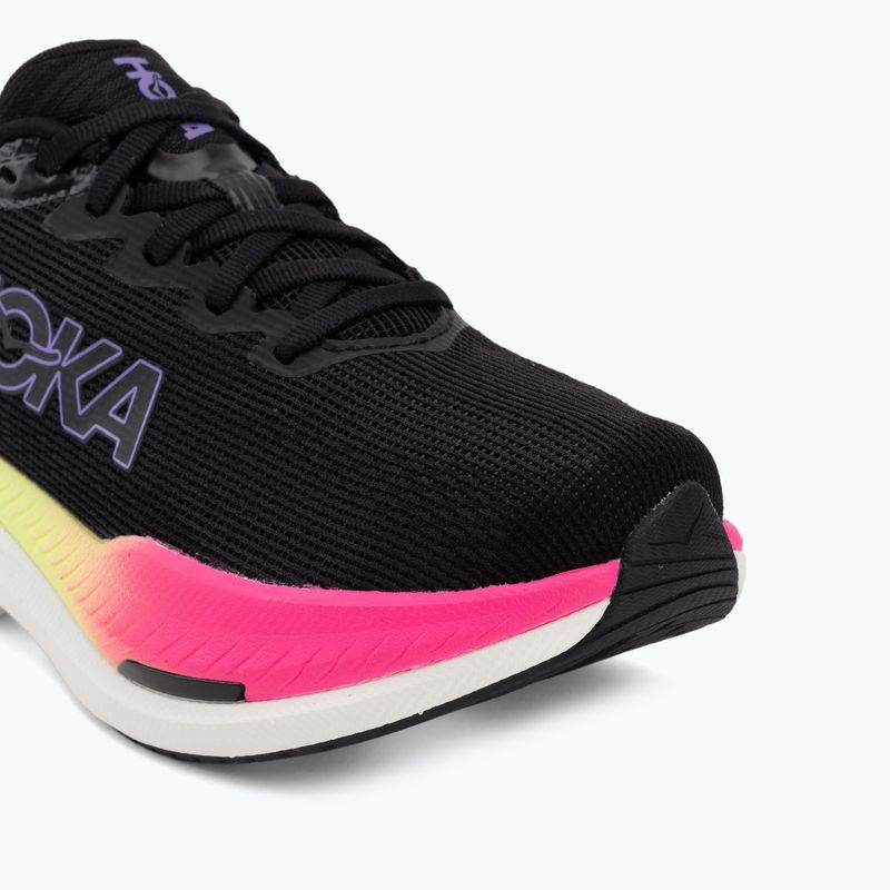 Női futócipők HOKA Mach X 3 black/neon nebula 7