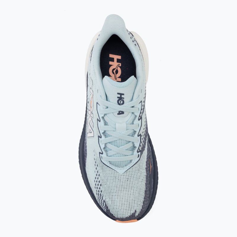 Női futócipők HOKA Mach X 3 glimmering blue/varsity navy 5