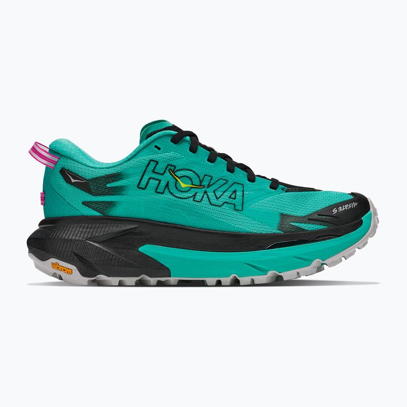 Női futócipők HOKA Mafate 5 black/electric aqua 2