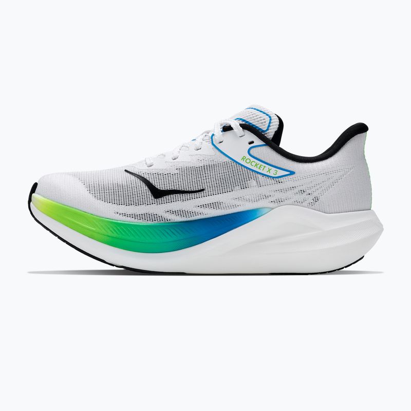 Futócipők HOKA Rocket X 3 frost/electric lime 3