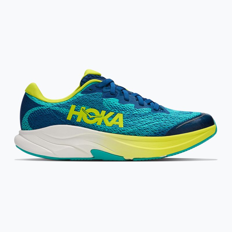 Gyerek futócipők HOKA Rincon 4 electric aqua/neon hoka citrus 2
