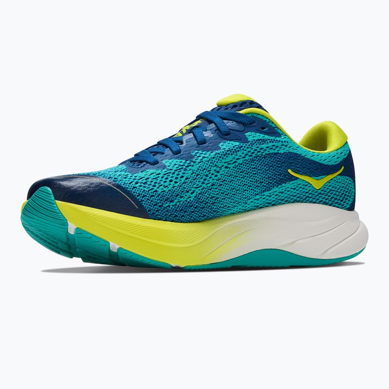 Gyerek futócipők HOKA Rincon 4 electric aqua/neon hoka citrus 4