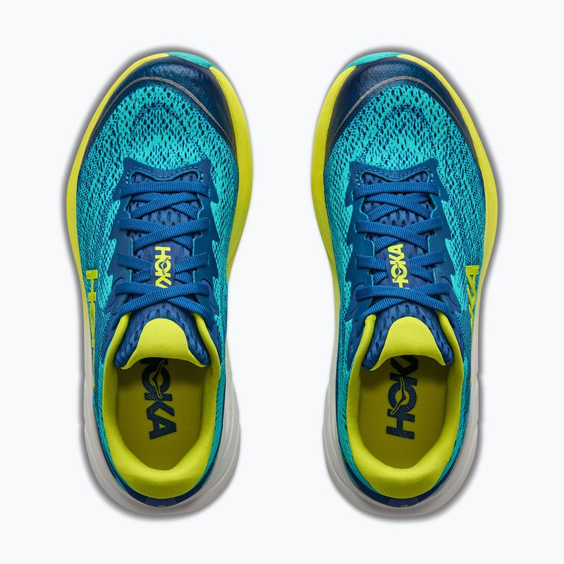 Gyerek futócipők HOKA Rincon 4 electric aqua/neon hoka citrus 8