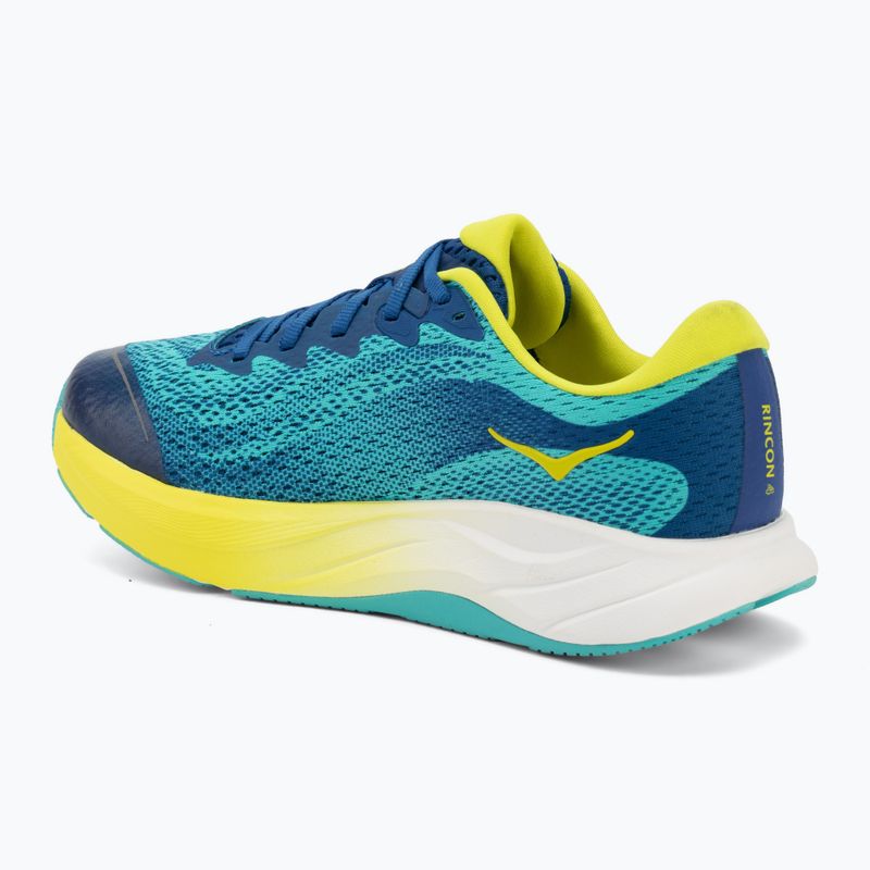 Gyerek futócipők HOKA Rincon 4 electric aqua/neon hoka citrus 3