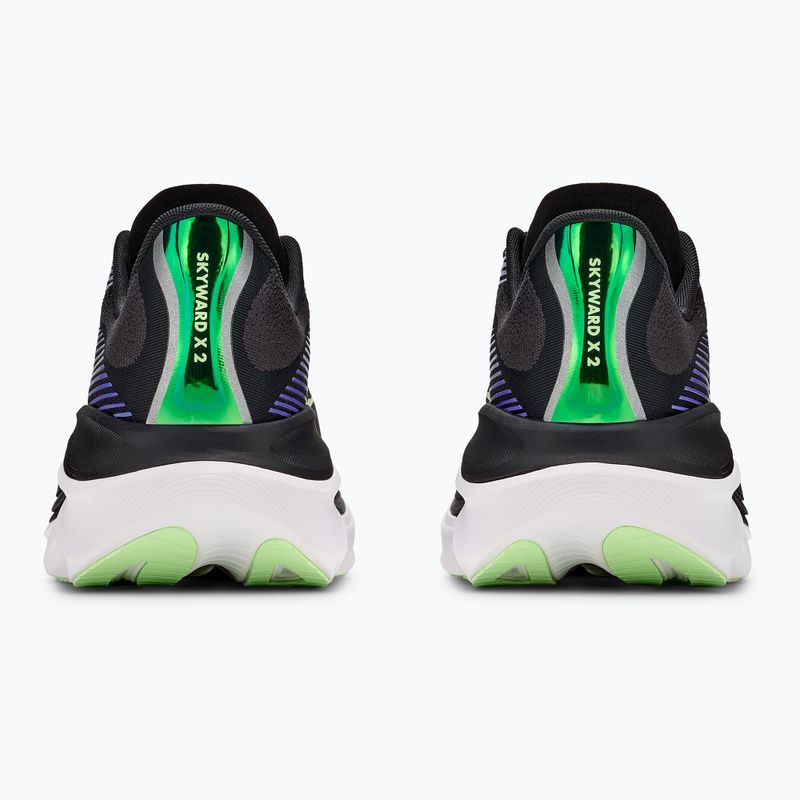 Férfi futócipők HOKA Skyward X 2 carbon black/neon nebula 6