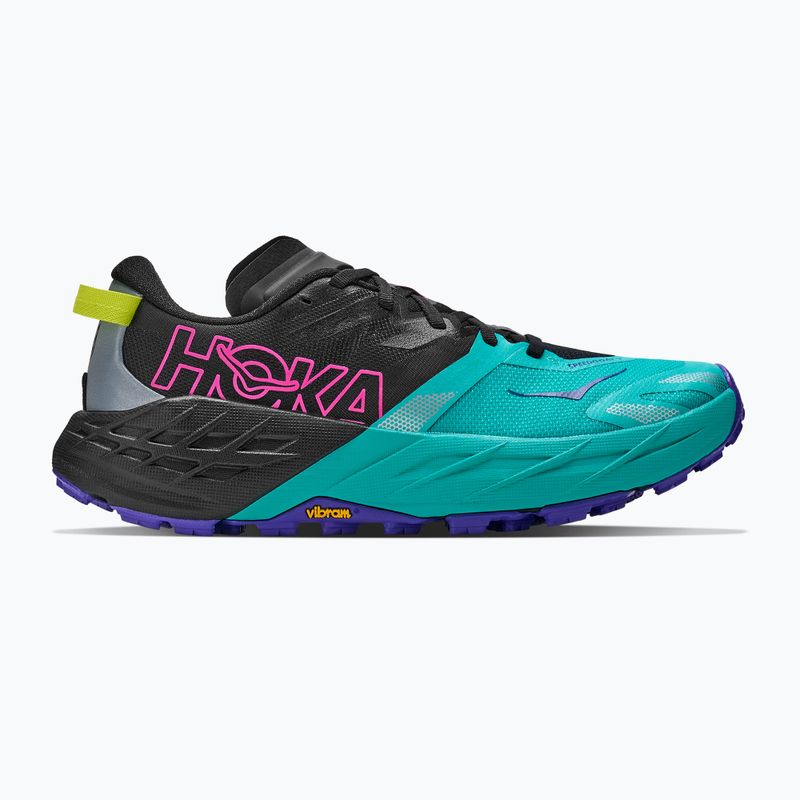 Női futócipők HOKA Speedgoat 7 black/electric aqua 2