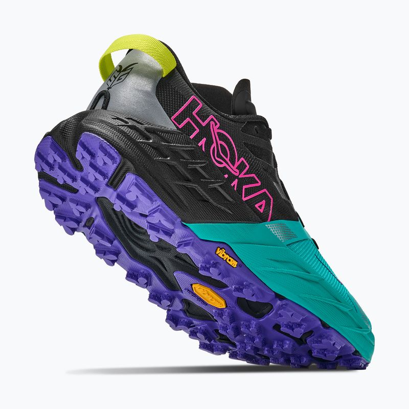Női futócipők HOKA Speedgoat 7 black/electric aqua 5