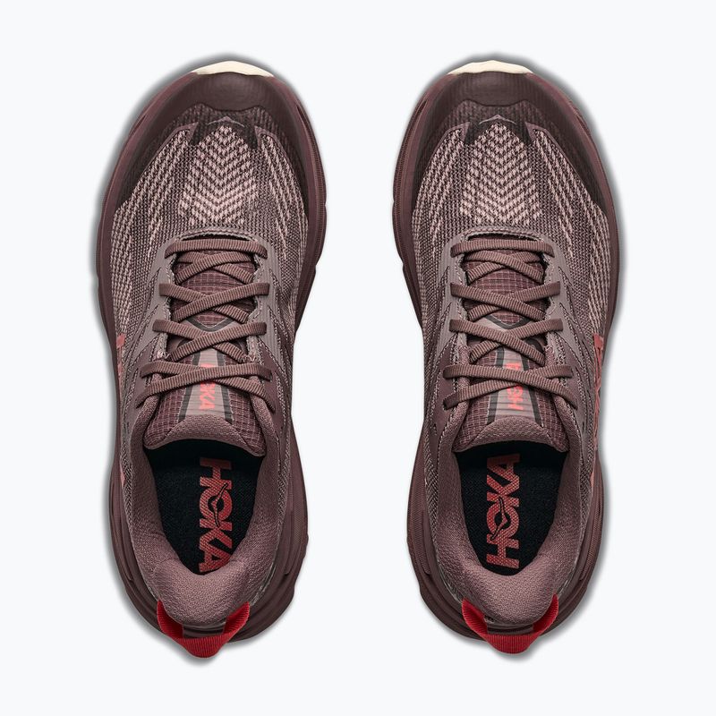Női futócipők HOKA Challenger 8 GTX black/varsity burgundy 5