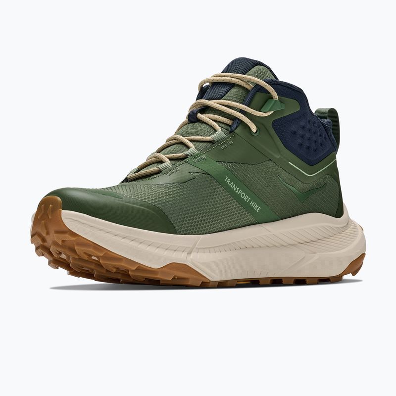 Férfi túracipők HOKA Transport Hike GTX nettle leaf/alabaster 4