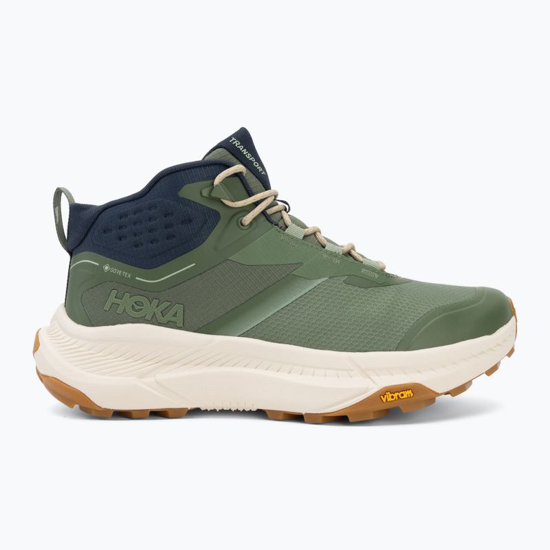 Férfi túracipők HOKA Transport Hike GTX nettle leaf/alabaster 2