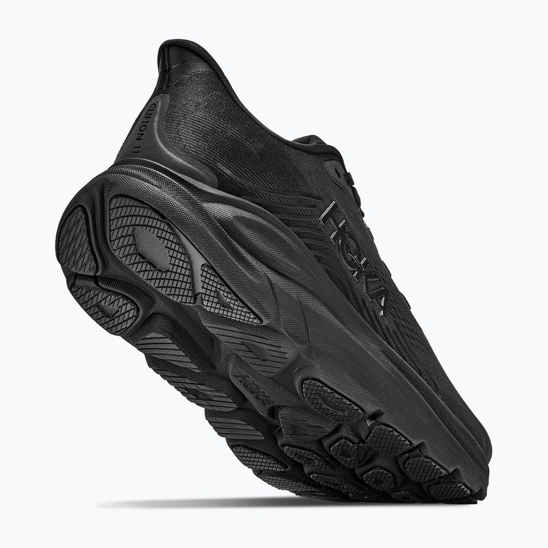 Férfi futócipők Hoka Clifton 11 black/black 3