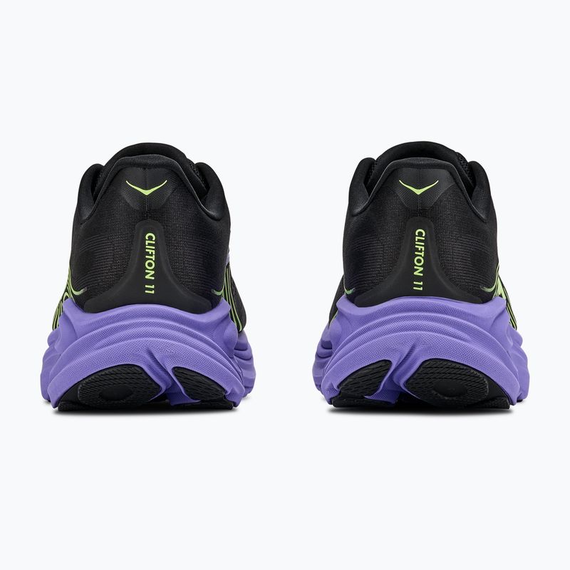 Férfi futócipők Hoka Clifton 11 black/neon yuzu 4