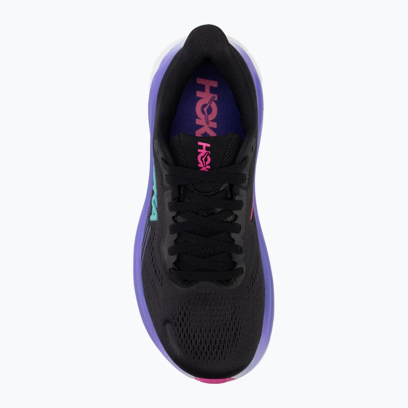 Női futócipők Hoka Clifton 11 black/neon nebula 5