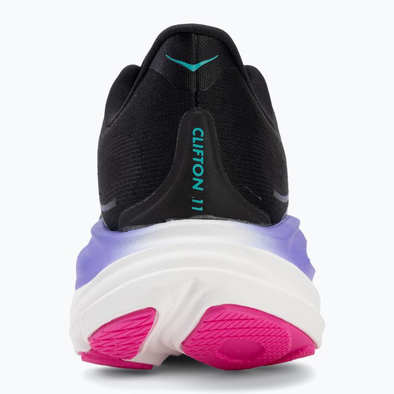 Női futócipők Hoka Clifton 11 black/neon nebula 6