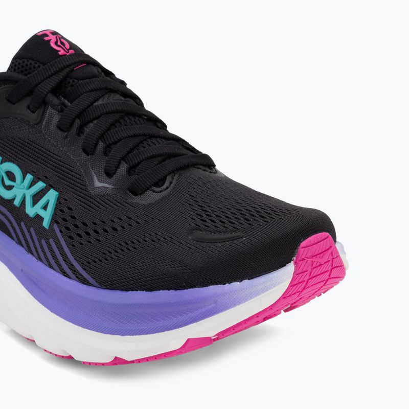 Női futócipők Hoka Clifton 11 black/neon nebula 7
