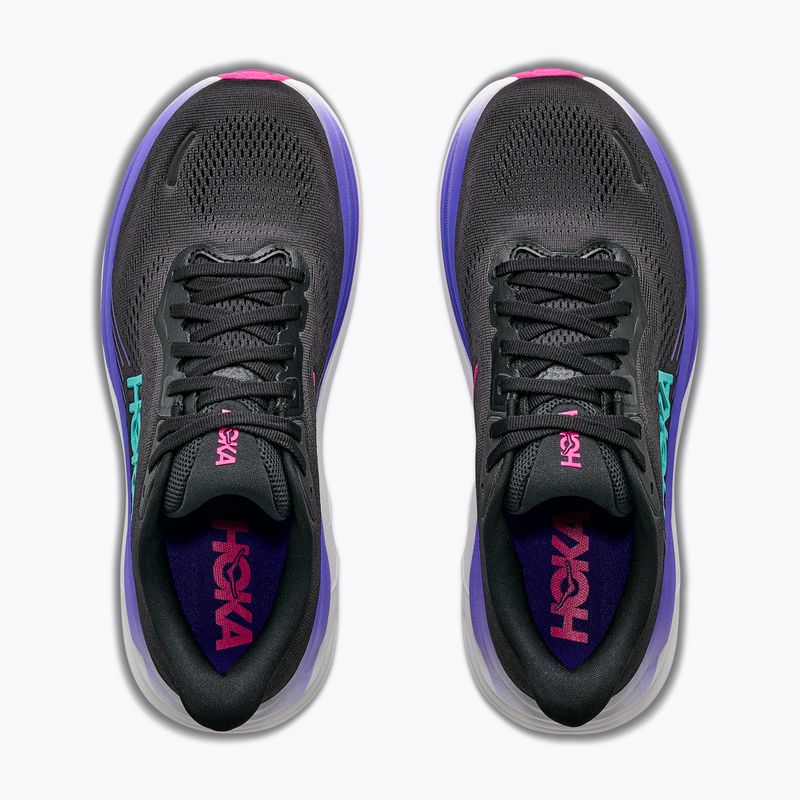 Női futócipők Hoka Clifton 11 black/neon nebula 5