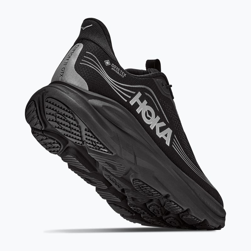 Férfi futócipők HOKA Clifton 11 GTX black/black 3