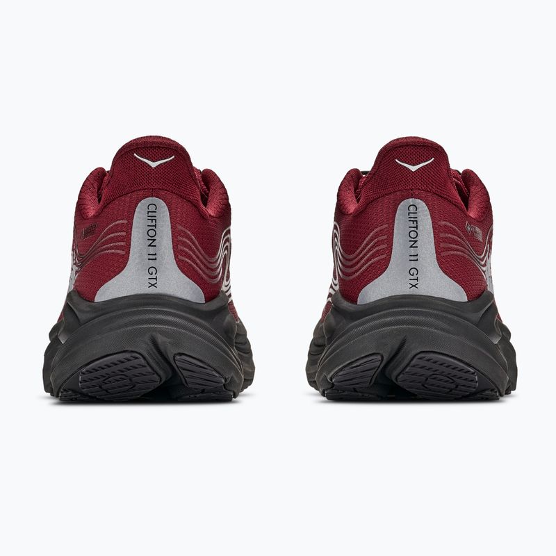 Férfi futócipők HOKA Clifton 11 GTX varsity burgundy/carbon black 6