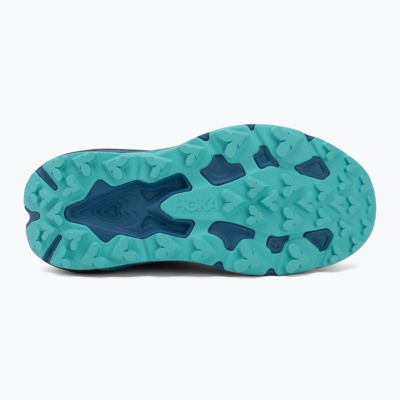Gyerek futócipők HOKA Speedgoat 7 black/night glow blue 4