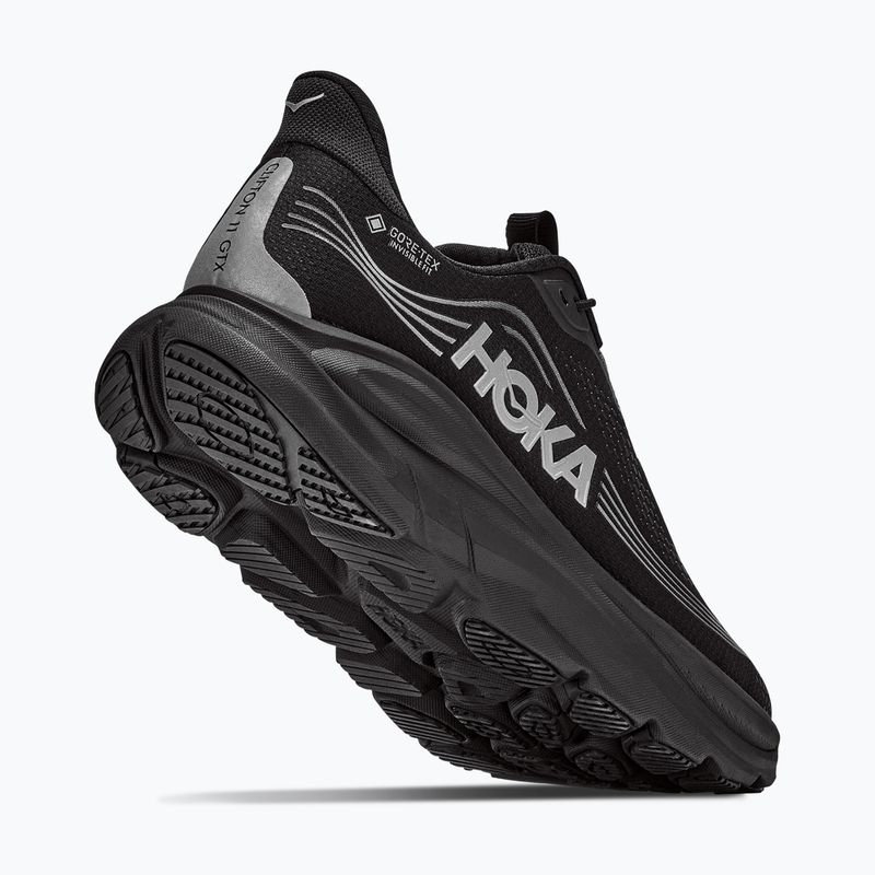 Férfi futócipők HOKA Clifton 11 GTX Wide black/black 5