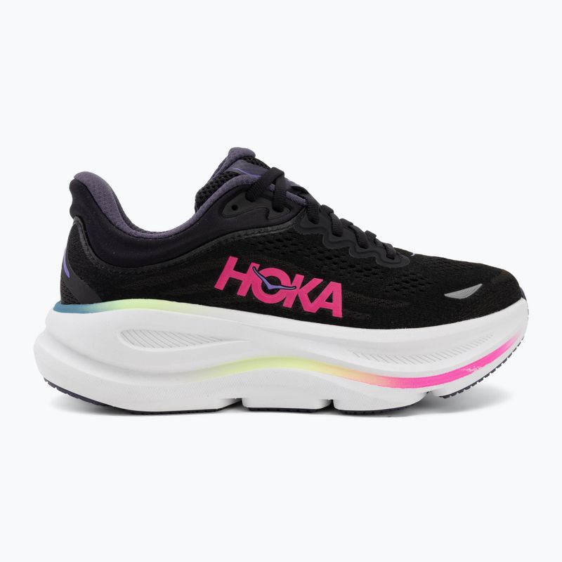 Női futócipők HOKA Bondi 9 black/neon dragonfruit 2