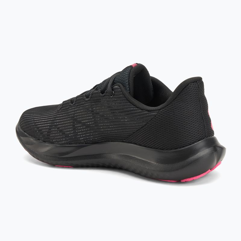 Női futócipő Under Armour Charged Speed Swift fekete/fekete/szuper rózsaszín 3