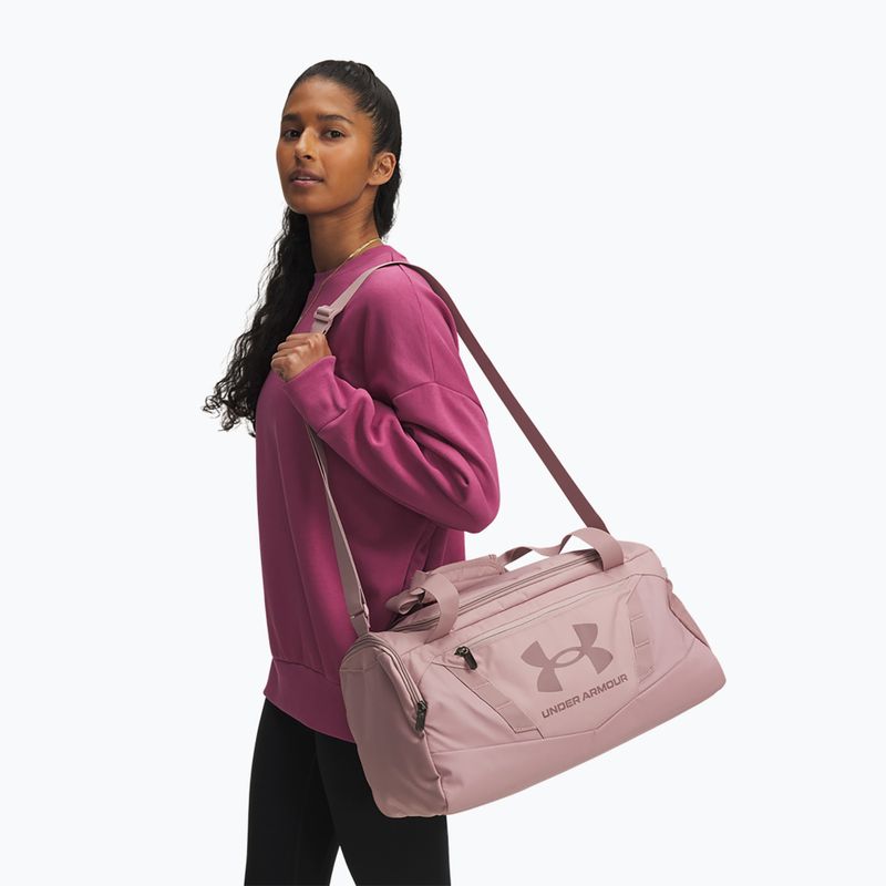 Under Armour Undeniable 5.0 Duffle XS 23 l táska tourmaline pink/tourmaline pink/maroon mist