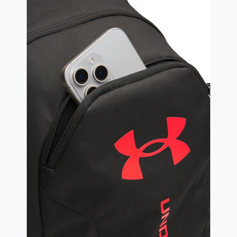Under Armour Hustle Lite 26,5 l fekete/racer piros hátizsák 3