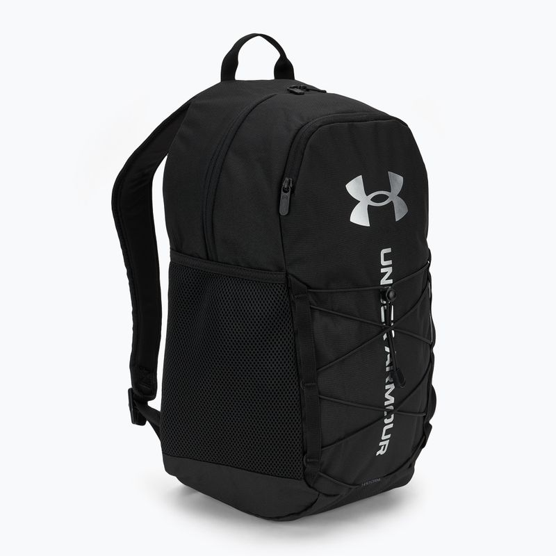 Under Armour Hustle Sport 6.0 hátizsák 26 l fekete/fekete/fémes ezüst 2