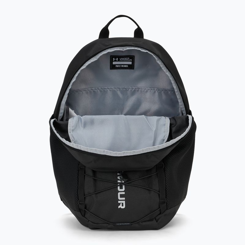 Under Armour Hustle Sport 6.0 hátizsák 26 l fekete/fekete/fémes ezüst 7