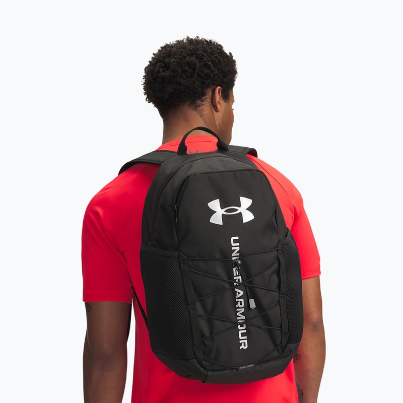 Under Armour Hustle Sport 6.0 hátizsák 26 l fekete/fekete/fémes ezüst 12