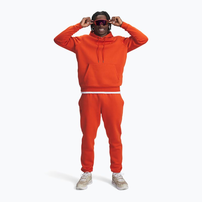 Férfi kapucnis pulóver Under Armour Essential Fleece Hoodie surplus orange/surplus orange 2