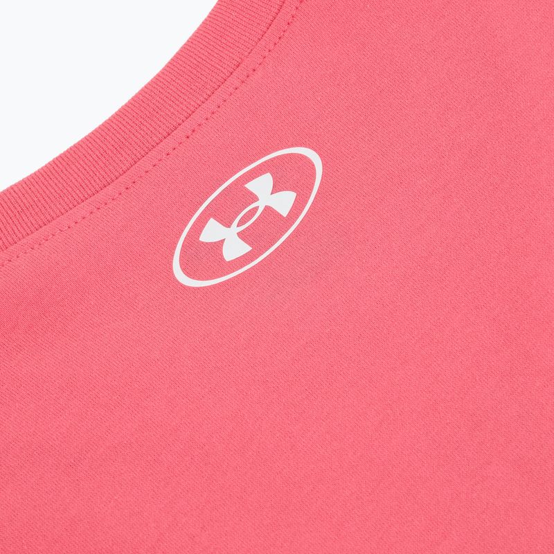 Gyerek póló Under Armour Rival pink 4