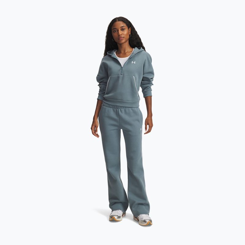 Női melegítőnadrág Under Armour Rival Fleece Piped jasper blue/white 2