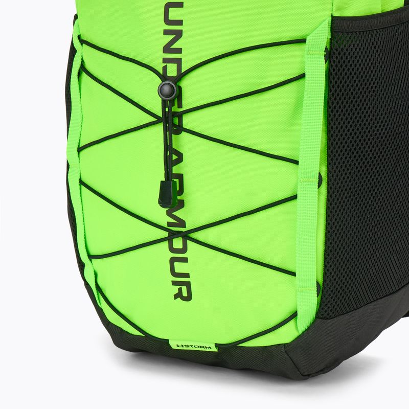 Under Armour Hustle Sport 6.0 hátizsák 26 l hyper zöld/fekete 5