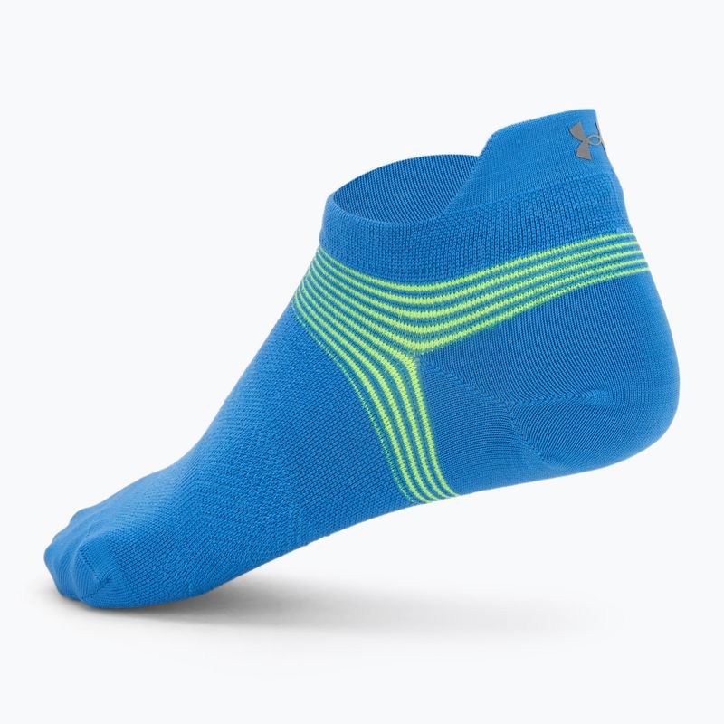 Férfi zokni Under Armour Dry Run Lite No Show 3 pár blue atlantis/fekete/visszaverő 5