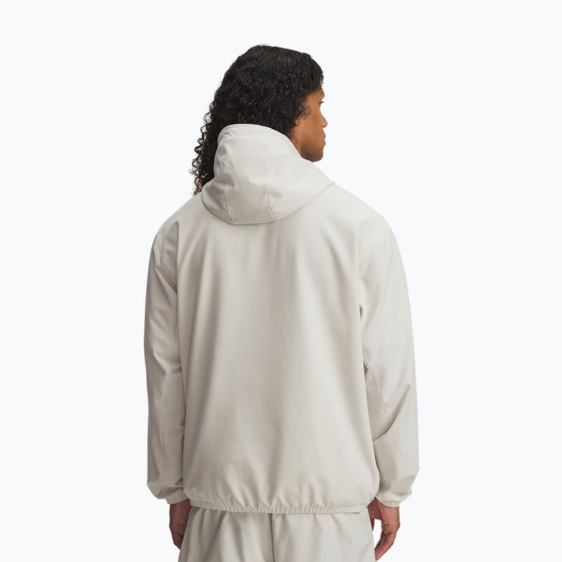 Férfi kapucnis pulóver Under Armour Unstoppable Woven Hoodie summit white/white 3