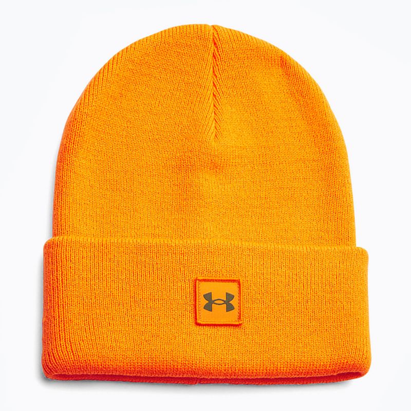 Under Armour Halftime Cuff téli sapka squad narancs/expedíciós zöld