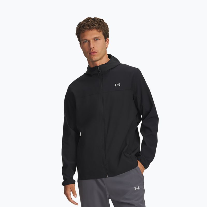 Férfi futódzseki Under Armour Velociti Pro Storm black/black/reflective