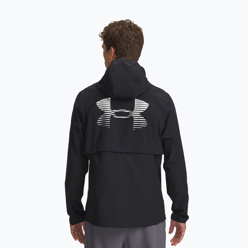 Férfi futódzseki Under Armour Velociti Pro Storm black/black/reflective 2